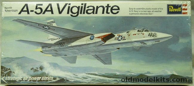 Revell 1/82 A-5A  A3J Vigilante - Strategic Air Power Issue - VAH-7 USS Enterprise, H134-100 plastic model kit